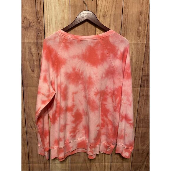 Torrid size 1 pink tie dye plus size women’s sweatshirt - Picture 6 of 7
